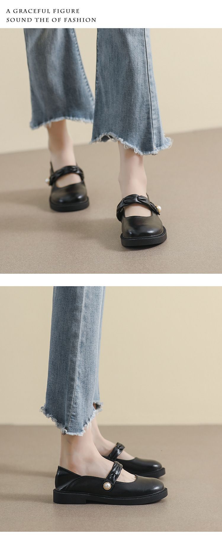 T Platform Mary Jane Shoes Female French Fairy Style With Skirt Sweet Single Shoes Large Size Women's Shoes_voghion.com