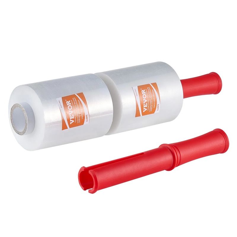 Confezione di pellicola 5 Shrink 2 S Strength Heavy Wrap Stretch Duty Stretch Gauge 1000 Pellicola industriale trasparente 80 piedi pollici Rotolo X durevole_voghion.com