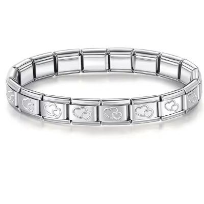 Gioielli e accessoriCinturino per orologio fai da te Modulo 18 sezioni Modello Bracciale elastico in acciaio inossidabile con ciondoli Seiko Italiani_voghion.com