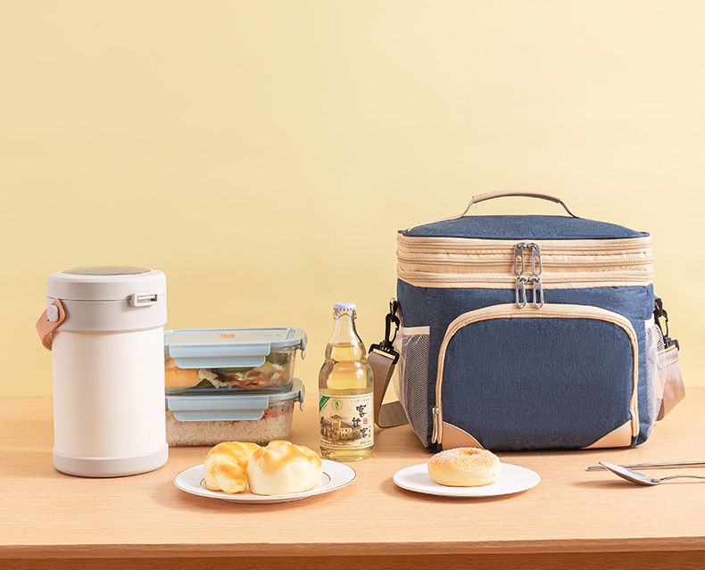 Neu Oxford tuch wasserdicht große kapazität doppel-schicht isolierung Outdoor picknick Handheld eis Mittagessen_voghion.com