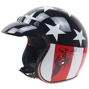 Four Seasons Universal-Doppellinsen-Motorradhelm 3/4 Halbhelm Motorradhelm für Elektrofahrzeuge_voghion.com