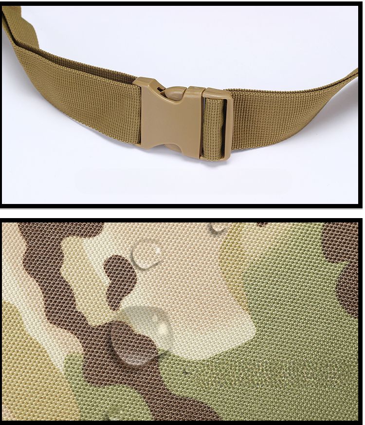 Tactical Waist Multifunctional Waterproof Wear-resistant Camouflage Canvas Tool Outdoor Cycling Fishing Lure Sports_voghion.com
