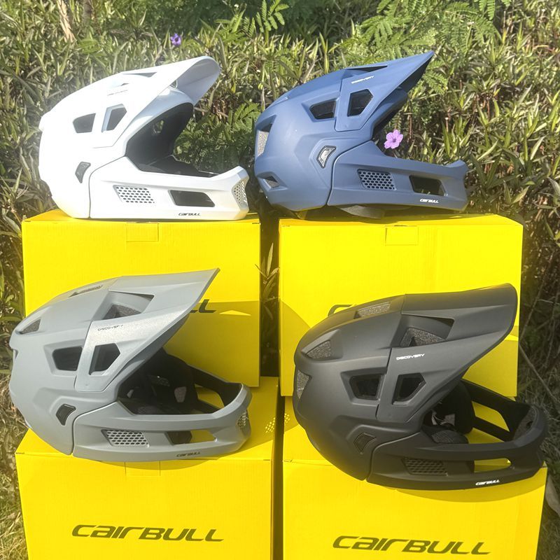 Casque intégral de vélo de montagne à menton amovible, ultra-léger, pour descente, cross-country, route forestière, tout-terrain, queue souple_voghion.com