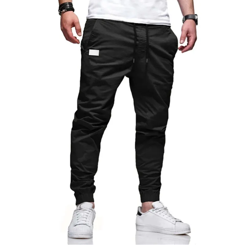 Pantalones vaqueros tácticos informales para hombre, pantalones largos, ropa informal estilo harén, estilo Cargo, Jogger_voghion.com