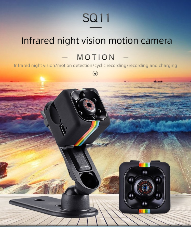 SQ11 HD 1080P Telecamera per sport all'aria aperta A9 piccola con visione notturna a infrarossi_voghion.com