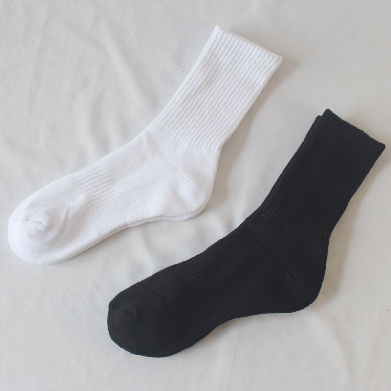 Calcetines de algodón gruesos y cálidos para hombre, calcetines de lana estirada, calcetines de tubo medio de alta elasticidad, calcetines deportivos con parte inferior de toalla_voghion.com