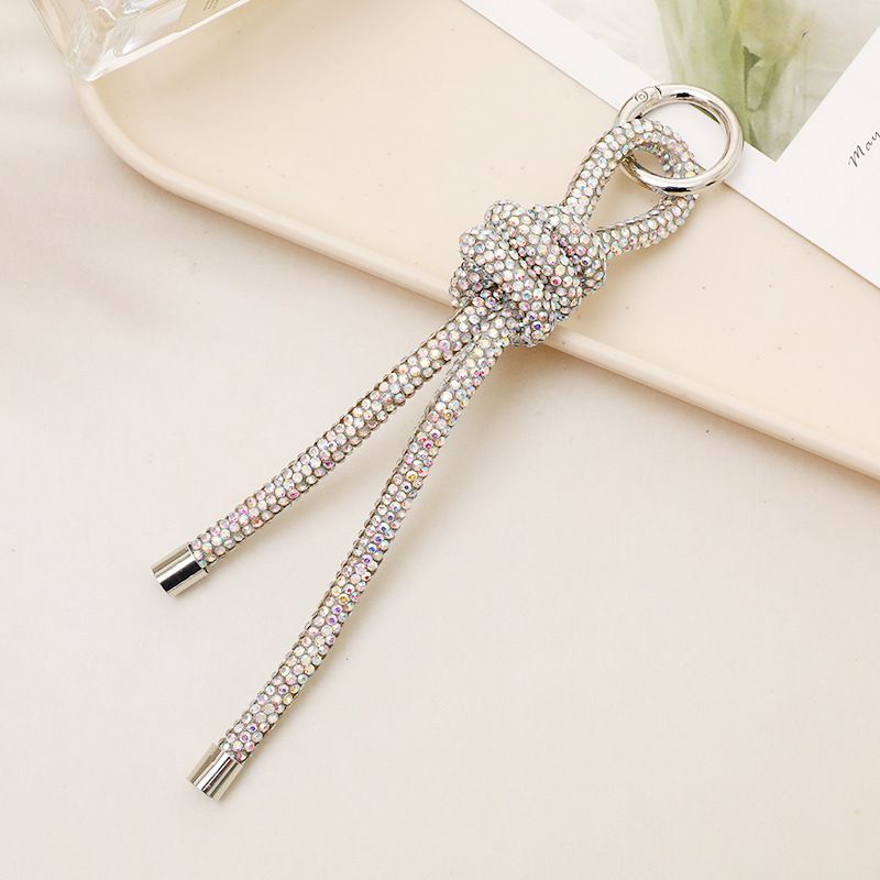 High-end Pendant Case Keychain Hanging Accessories Rhinestone Chain Bag Phone Strap_voghion.com