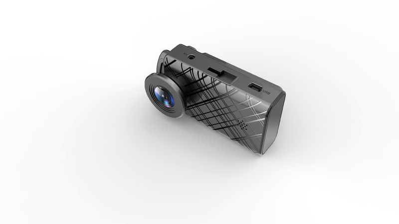 Cross-Border 2-Zoll private Modell Dräi-Opnam Dräierkoalitioun Recorder 1080p Schwéierkraaft Sens HD Auto Dräi-Lens Dräierkoalitioun Video Recorder_voghion.com