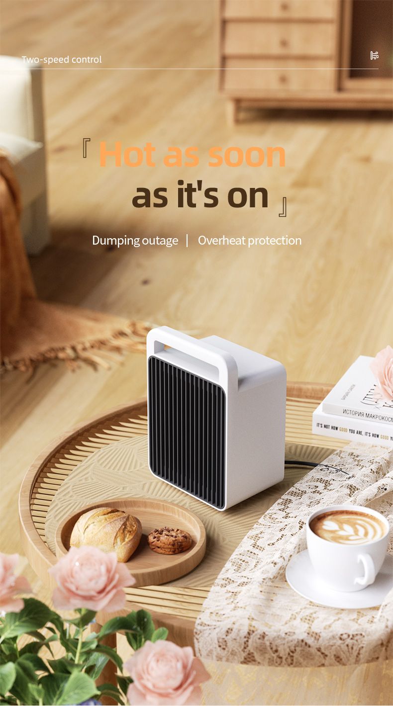 Nieuwe mini-bureaubladverwarming, draagbare kleine zonneverwarmer met PTC-keramische verwarming voor kantoor en thuis, compact formaat, EU/VS-stekker_voghion.com