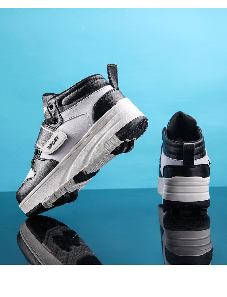 Ubrania dziecięce buty do biegania dla dorosłych czterokołowe odpinane rolki buty do biegania na świeżym powietrzu_voghion.com