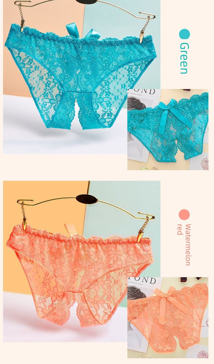 2024 Neuankömmling Sexy Passion Temptation Mitternachtszauber Durchsichtige Spitze Plus Size Open-End-Unterwäsche T-förmiges Höschen_voghion.com