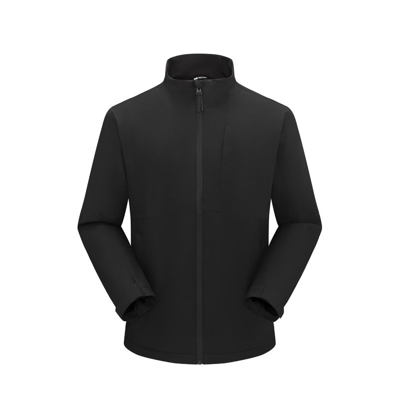 Nuova giacca da esterno con collo alto, foderata in pile, antivento, impermeabile, a maniche lunghe, per uomo e donna, a strato singolo_voghion.com