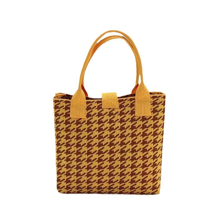 New Large Capacity Shoulder Tote Casual Handbag Versatile Korean Style Trendy Women's Bag_voghion.com