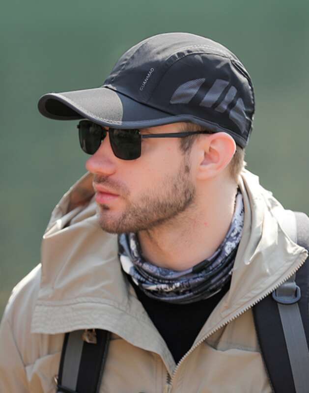 【 Leichtgewichtig 】 Herren Frühling und Sommer Dünne Entenzunge Schnelltrocknend Atmungsaktiv Baseball Freizeit Outdoor Sonnenschutz_voghion.com