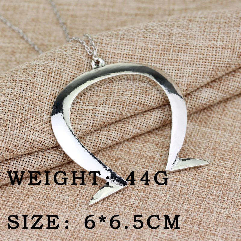 Crazy Fox "Horseshoe shaped Long Necklace_voghion.com