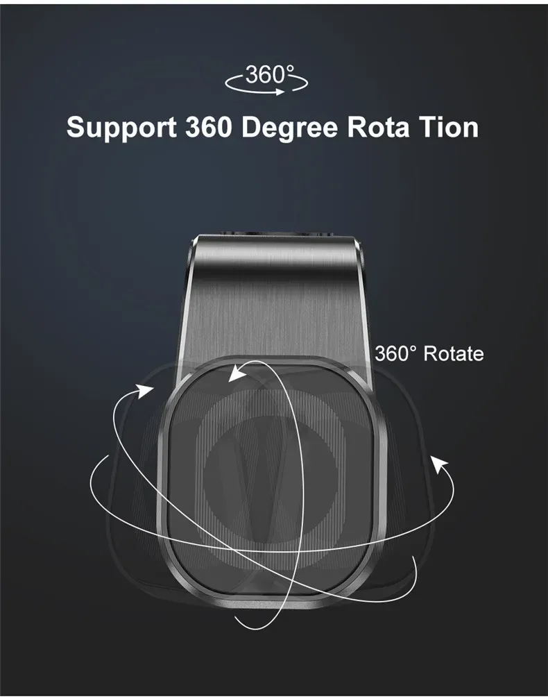 Supporto per cellulare con ventosa magnetica creativa, potente, 7 litri, per auto, navigatore, presa d'aria, supporto per telefono_voghion.com