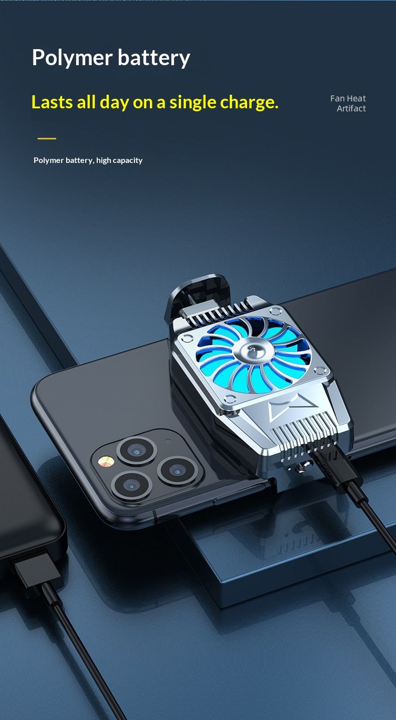 Digitex Dropshipping High Volume Charging Model Air Phone Cooler Artifact Back Clip G6 Hurricane Cooling Hot Item_voghion.com