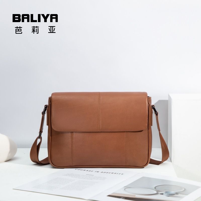 Top Layer Rindsleder Messenger Vielseitige Umhängetasche aus echtem Leder für Damen mit High-End-Feeling_voghion.com