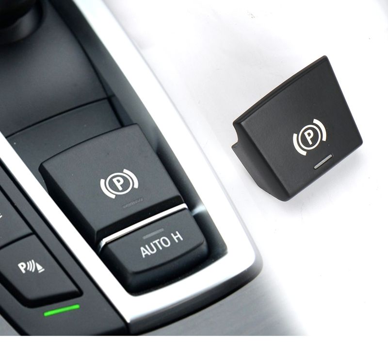 Auto Parkbremse Handbremse P-Taste Schalter Abdeckung Auto H Kappen Für 5 7 X3 X4 F Serie F01 F02 F10 F12 F15 F16 F25 F26_voghion.com