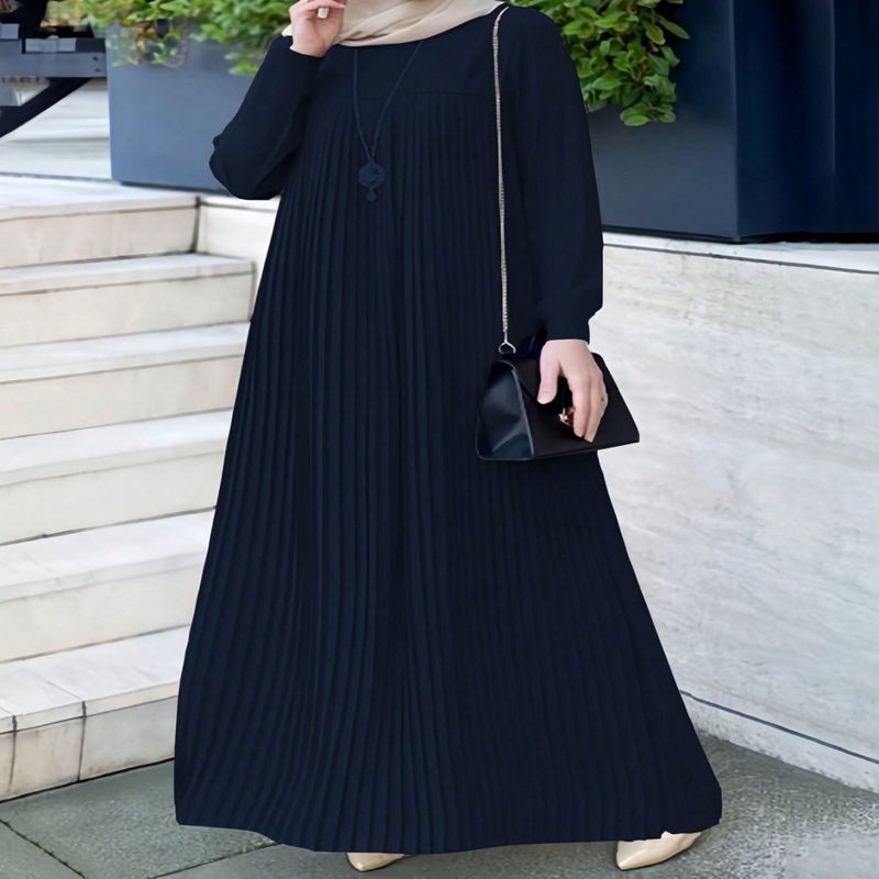 Muslim 2025 New Dress Women's Clothing Finale Long Skirt Elegant And Fashionable_voghion.com