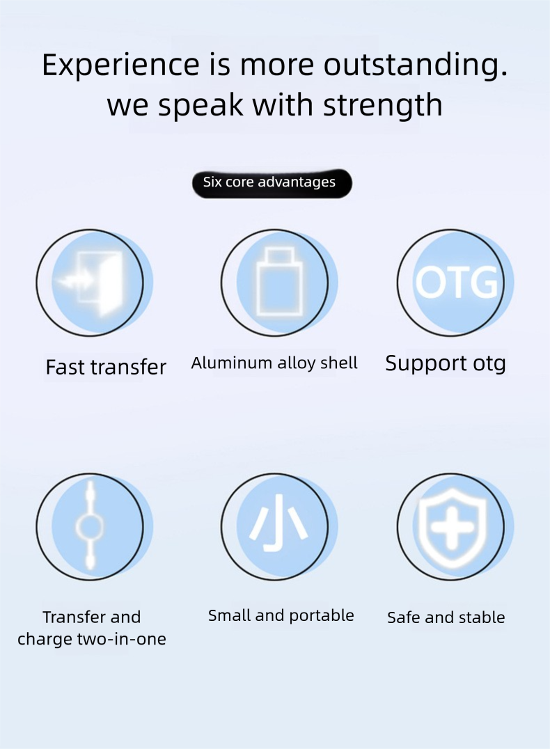 Type-C To OTG Converter Computer Peripheral Data Transfer USB Flash Drive Mobile Phone Adapter_voghion.com