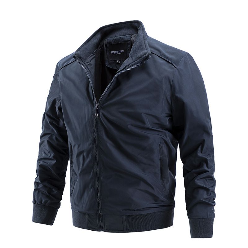 Men's thin spring and autumn jacket, oversized casual windbreaker, Korean version, trendy men's clothing_voghion.com