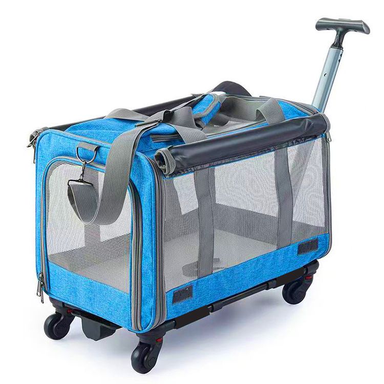 Mehrzweck-Tragetasche für Haustiere, tragbar, für unterwegs, für Katzen und kleine Hunde, Trolley-Tasche_voghion.com