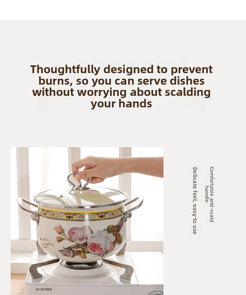 Three-Piece Seafood Stew Premium Enamel Set Soup Pot_voghion.com