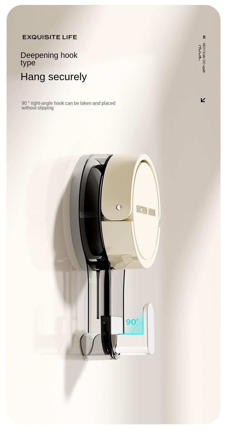 Suction Hooks Strong Vacuum Power Traceless No-Drilling Adhesive Hooks For Home Bathroom Kitchen Door Back And Toilet Area_voghion.com
