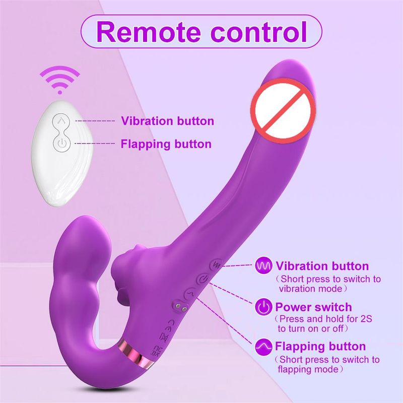 Neuer weiblicher Masturbator aus medizinischem Silikonmaterial mit Vibration mit zehn Frequenzen und Doppelstimulationsvibrator im Klopfmodus_voghion.com