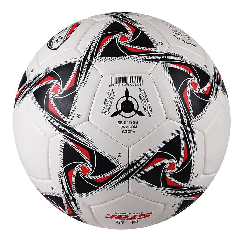 Balón de fútbol de competición Star/Sida SB515-26 para estudiantes de primaria y secundaria, 4 unidades, n.° 5, PU, cosido a mano._voghion.com