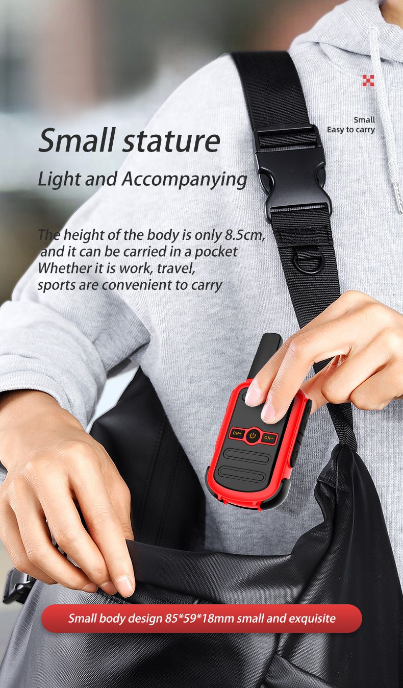 Walkie-talkie Mi Btonera BT-310, radio portátil bidireccional PMR FRS, comunicador de largo alcance para niños, ideal para hoteles._voghion.com