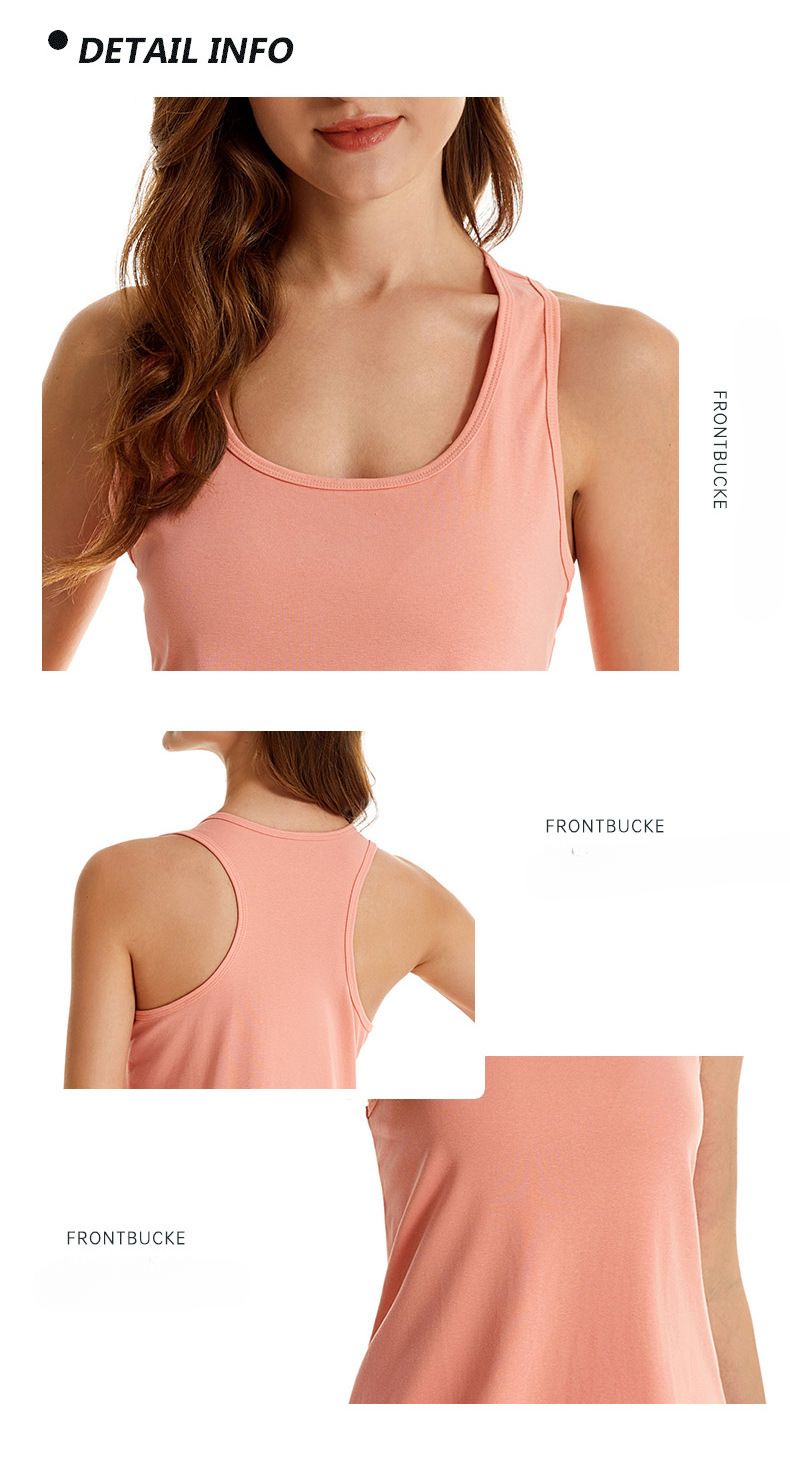 Chic And Comfortable: New Pull Frame Elastic Large Size Women’s Pure Cotton Nightgown - Vest Skirt Style, Versatile Home & Outdoor Wear_voghion.com