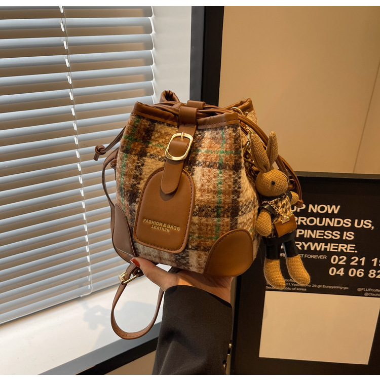 Borsa da donna nuova borsa a tracolla a tracolla da donna retrò versatile moda autunno e inverno_voghion.com