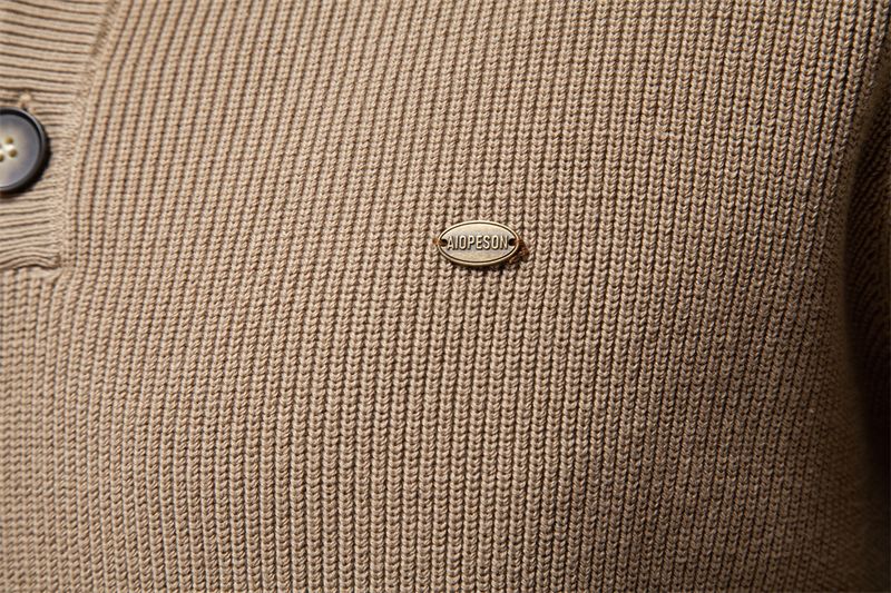 Nieuwe herfst- en wintertrui voor heren in Europese maat, heren met lange mouwen, halve rits, opstaande kraag, effen kleur, casual trendtrui die bij elkaar past_voghion.com