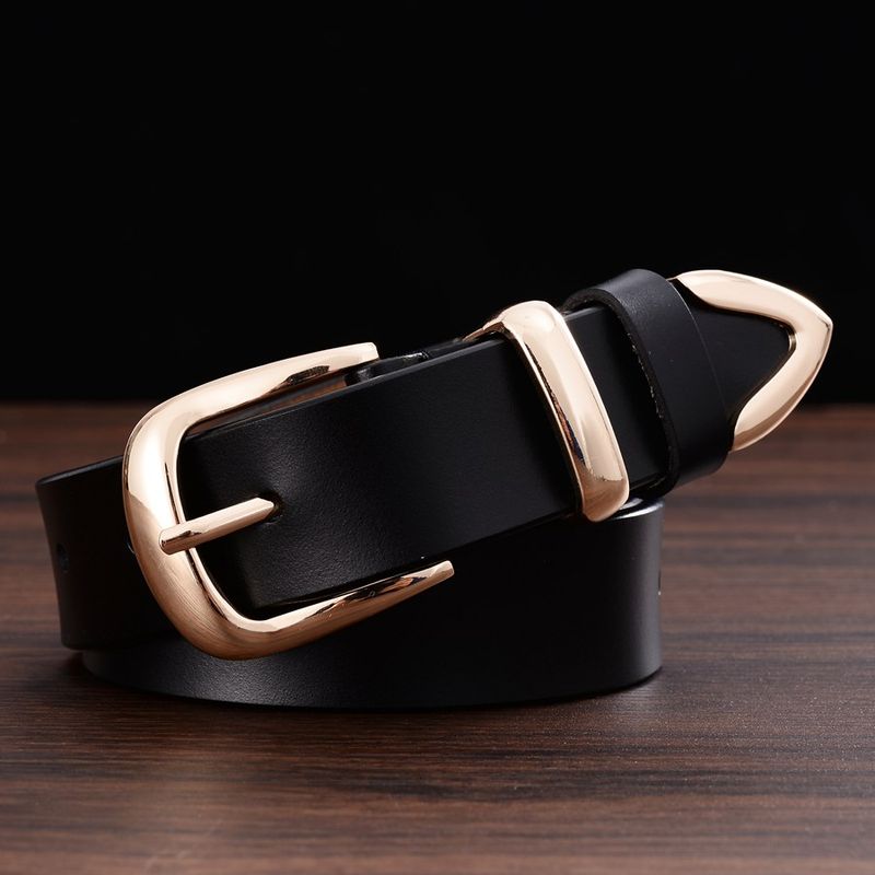 HOT Available In Plus Size Women Leather Belt Brand Ladies Length: 95-120cm Belts For Female Width:2.8cm_voghion.com