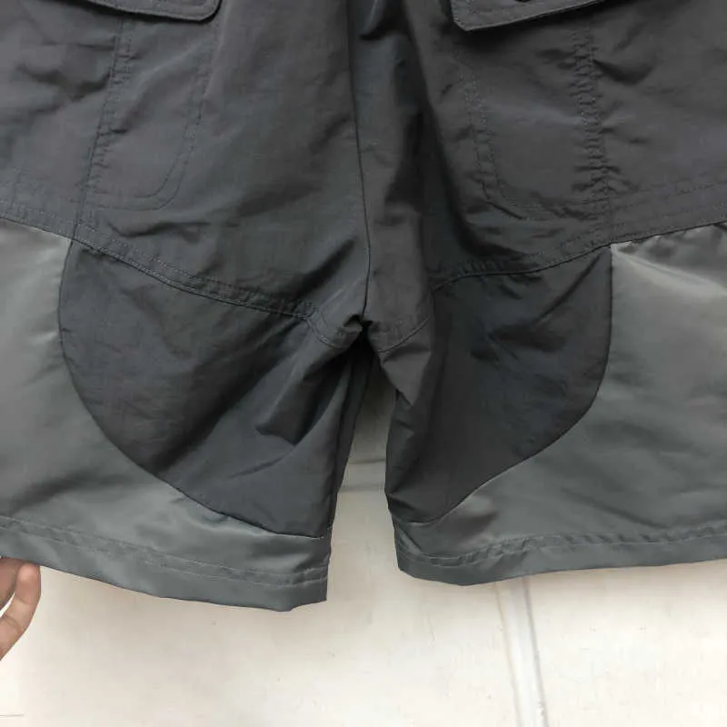 Heren High Street Patchwork Tactical Multi-pocket Heren Dames Beste Kwaliteit Zware Stof Shorts Patch Breeches T221129_voghion.com