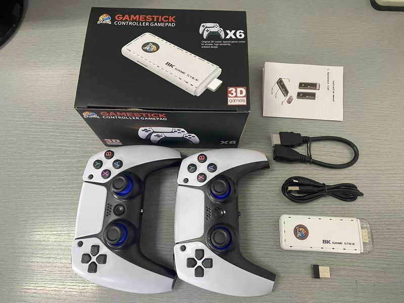 Dual TV Home X6PS1 HD Mini Controle Sem Fio Console de Jogo_voghion.com