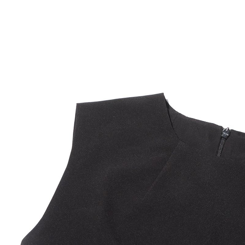 Damenbekleidung Einfache, lässige, lockere, vielseitige ärmellose Oberteile im neuen Stil des Sommers 2024 mit runden Teilen und Quastendesign, kleine Weste für Damen_voghion.com
