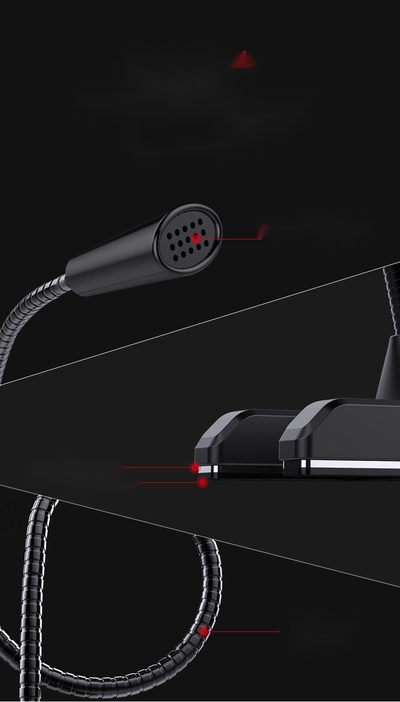 Microphone d'ordinateur de bureau pour diffusion en continu, utilisation à domicile, chat PUBG, jeux, enregistrement en direct, carte son vocale YY_voghion.com
