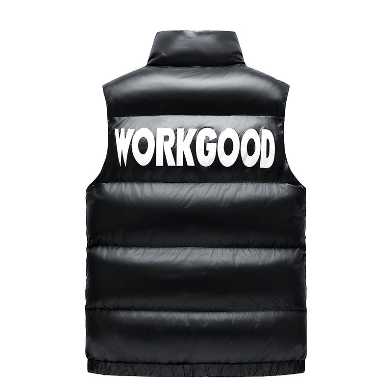 Autunno e inverno luminoso ispessito caldo alla moda marchio senza maniche piumino gilet di cotone da uomo_voghion.com