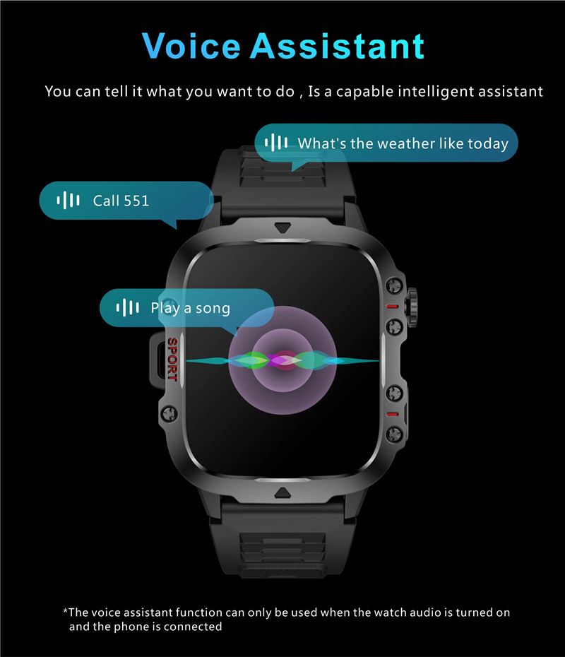 Orologio sportivo da corsa Qx11 Bluetooth intelligente con cardiofrequenzimetro e chiamata, Giappone_voghion.com