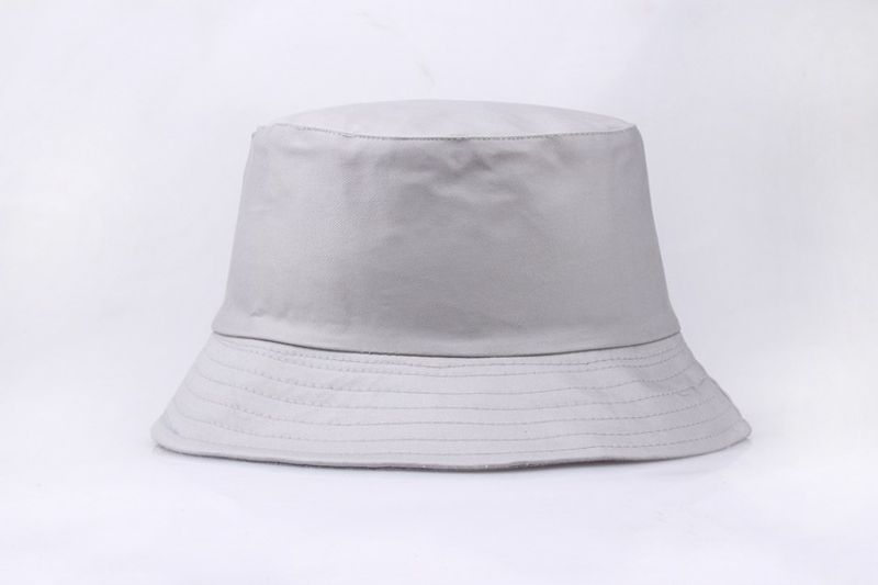 Unisex Personalized Fisherman Basin Fashion Flat Visor Sun Block Pure Cotton Round Hat_voghion.com