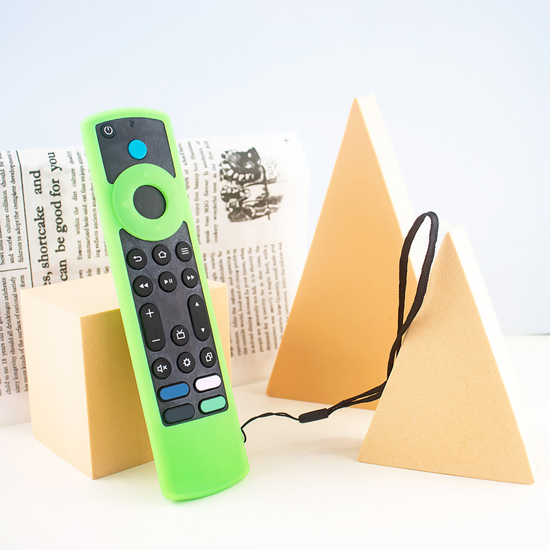 Protective Case Luminous Non-slip Soft Control Cover Silicone Protection Sleeve for Frie TV Alexa Voice Remote_voghion.com