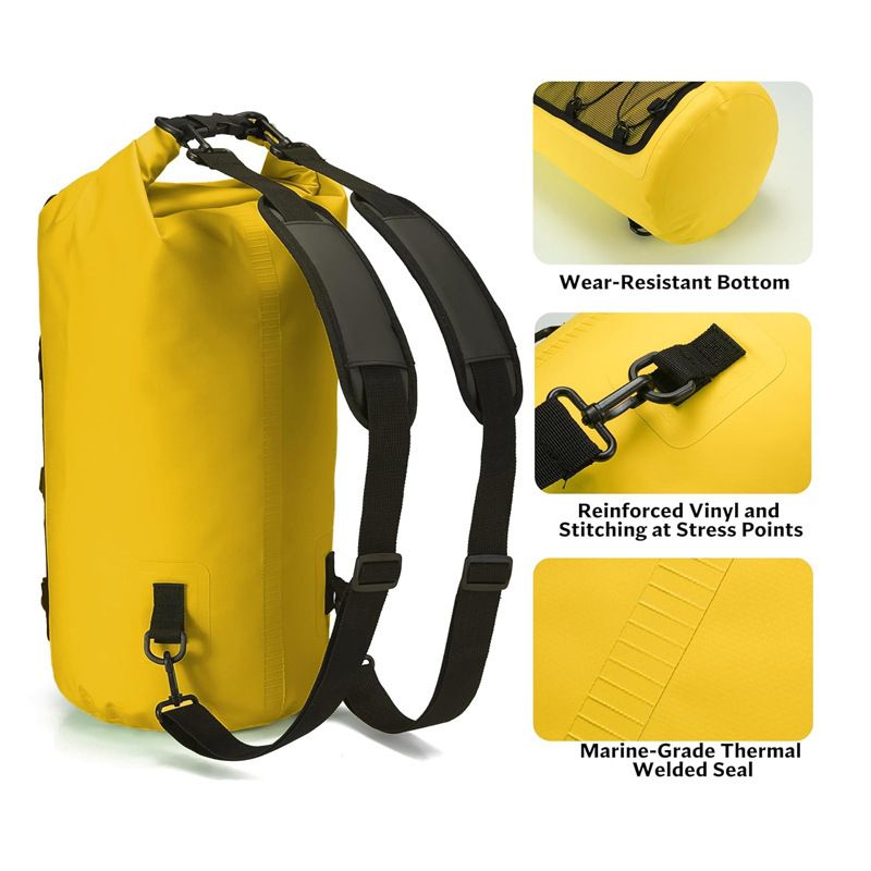 Cross-Border Exclusive Beach Outdoor Camping Rafting Swimming Stream Trekking Mesh Large Capacity Waterproof Bag_voghion.com