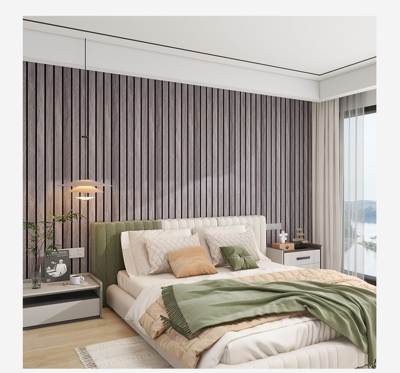 Thickened Self-Adhesive Grid Stickers Waterproof Moisture-Proof Wood Grain Living Room TV Background Wall_voghion.com