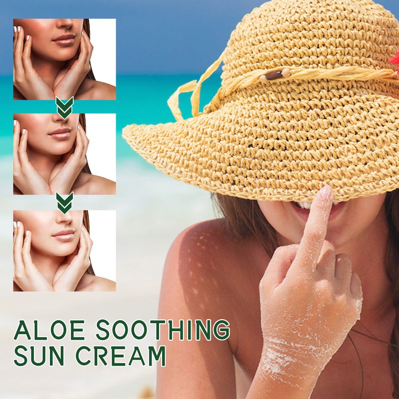 Aloe vera UV-szűrős, könnyű és frissítő, nem zsíros hidratáló védőkrém_voghion.com