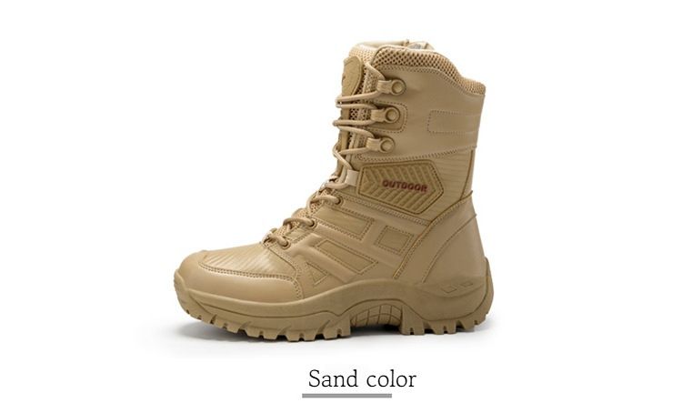 Plus-size Tactical Boots Combat Boots Waterproof Breathable Field Boots_voghion.com