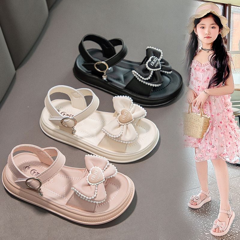 Mädchen Kinder Prinzessin Perlen Sandalen Internet Celebrity 25 Neue Sommer Stilvolle Kleine Mädchen Strand Schuhe_voghion.com