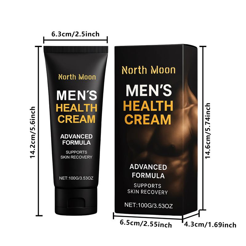Crema per la cura quotidiana del corpo maschile NORTH MOON, delicata, nutriente e idratante._voghion.com